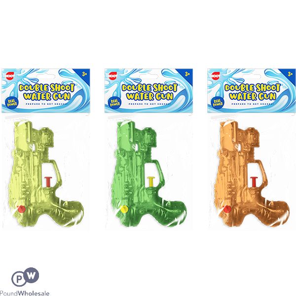 Hoot Double-shot Water Gun Assorted Colours