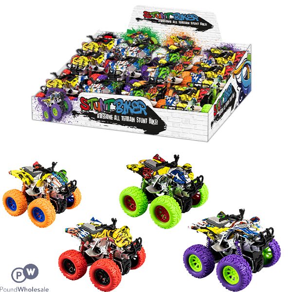 Hoot Stick Stunt Quad Bike Toy CDU Assorted Colours
