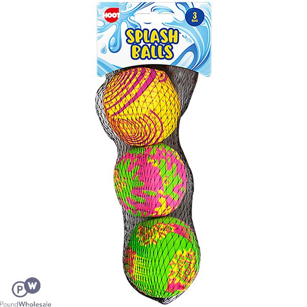 Hoot Assorted Splash Balls 3 Pack