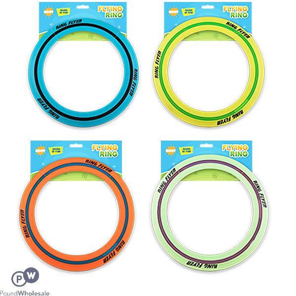 Hoot Flying Ring 29cm Assorted Colours