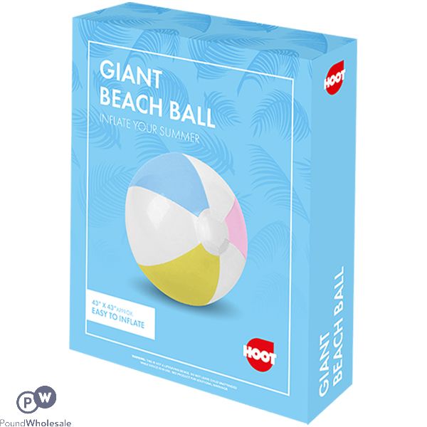 Hoot Inflatable Giant Beach Ball 43"