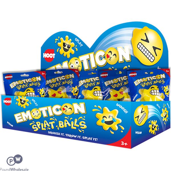 Hoot Emoticon Splat Ball Cdu Assorted