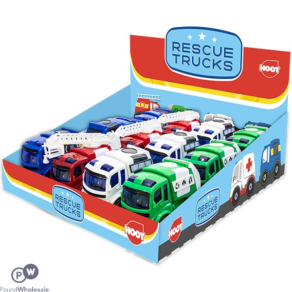 Hoot Emergency Vehicles Trucks Cdu Assorted