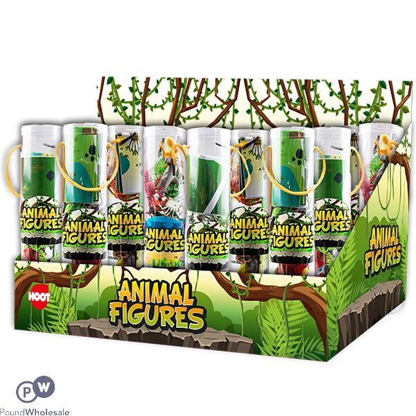 Hoot Animal Figurine 16 Pack CDU Assorted