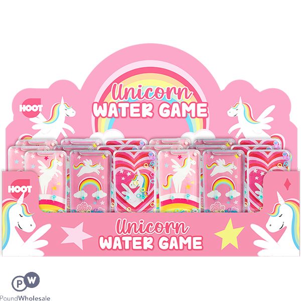 Hoot Unicorn Water Game Cdu Assorted