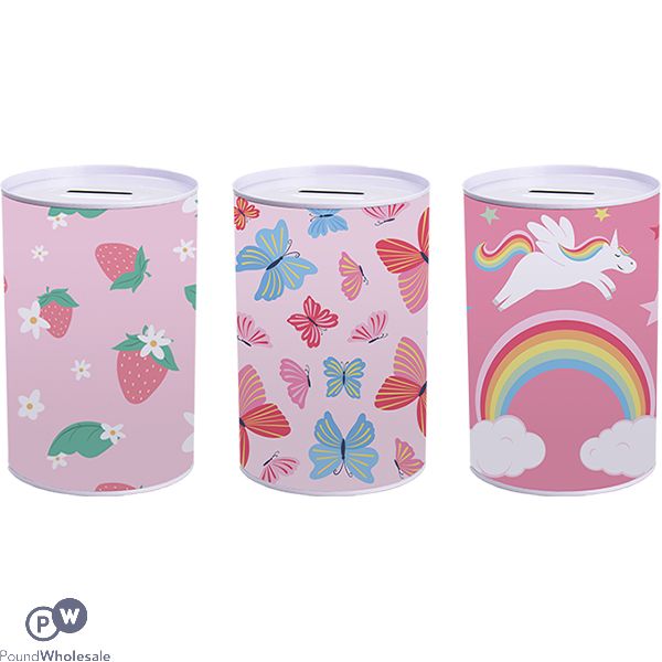 Hoot Girls Money Tin Assorted