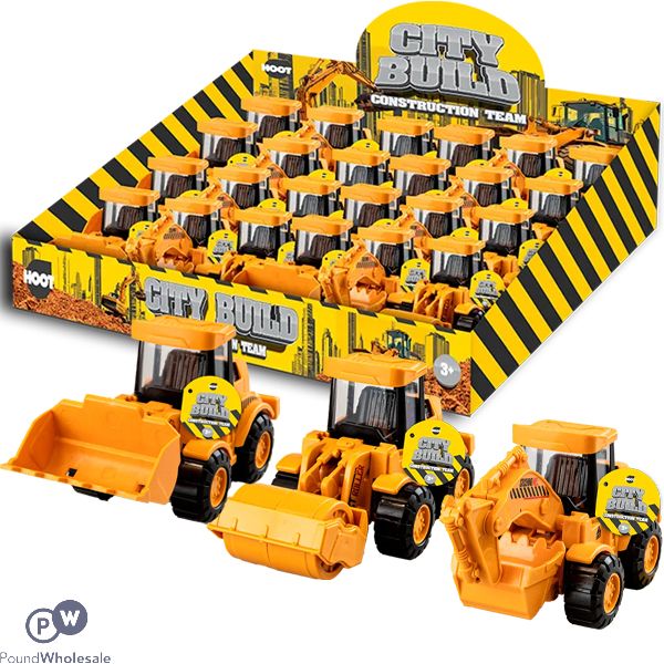 Hoot City Build Construction Team Engineering Trucks Cdu Assorted