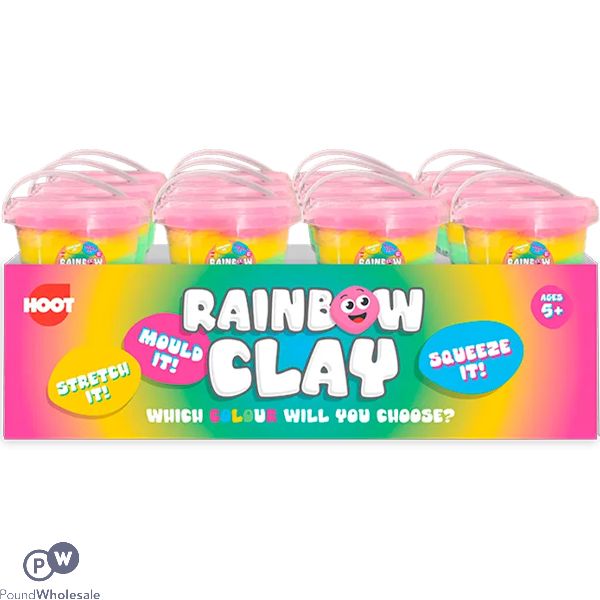 Hoot Three-colour Rainbow Clay Cdu