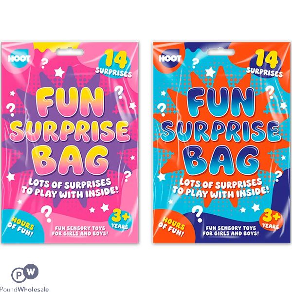 Hoot Fun Surprise Party Bag 14 Pack Assorted
