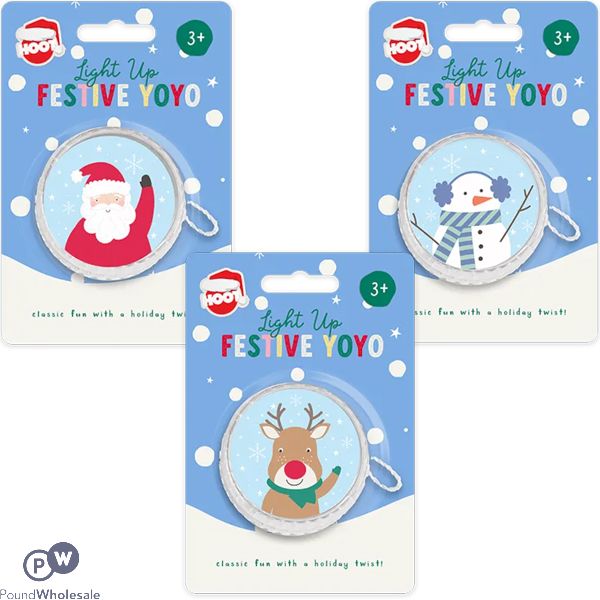 Hoot Christmas Light-up Festive Yo-yo Assorted