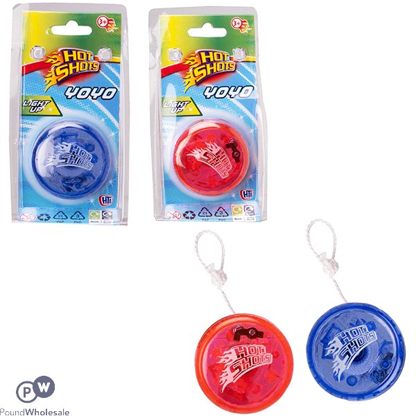 Hot Shots Light-up Yo-yo Assorted Colours