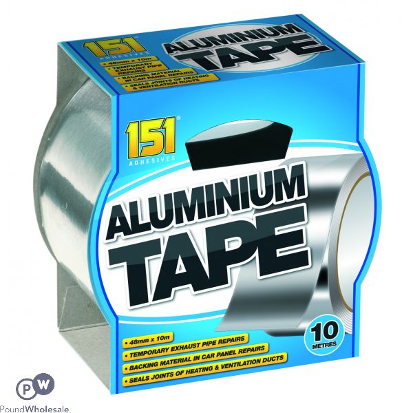 151 Adhesives Aluminium Tape 48mm X 10m