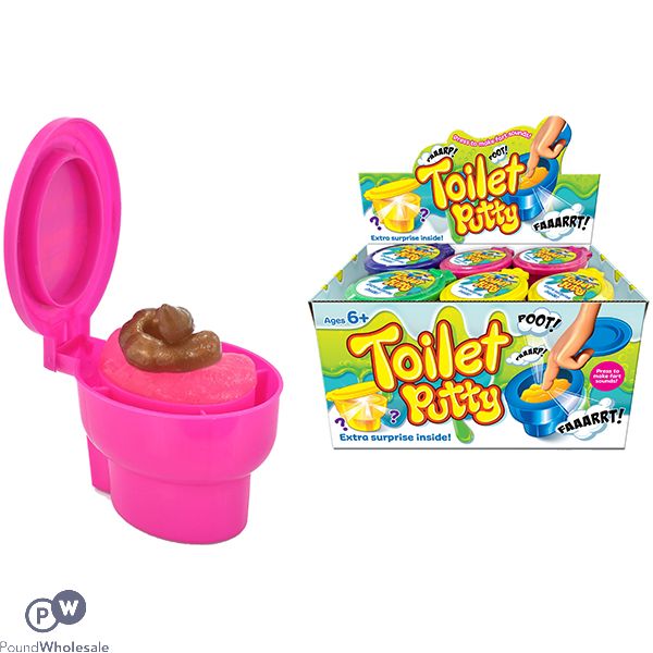 Toilet Fart Putty with Surprise CDU Assorted