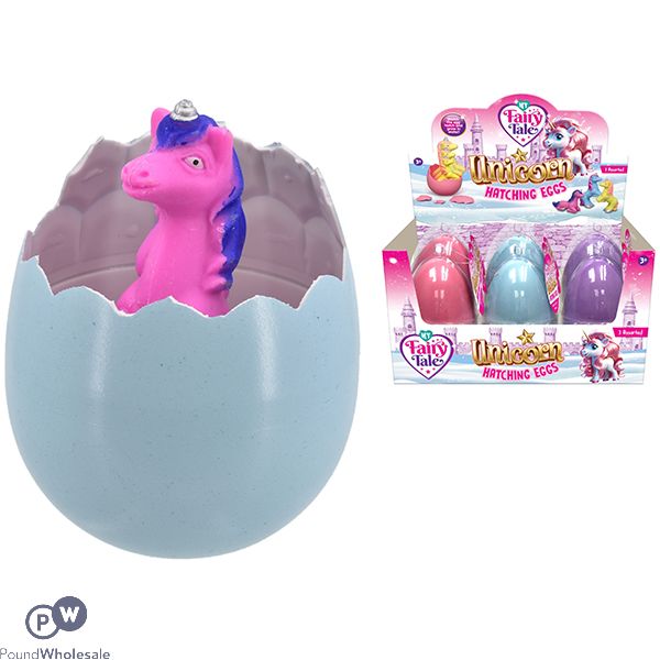 Large Growing Unicorn In Egg CDU Assorted Colours