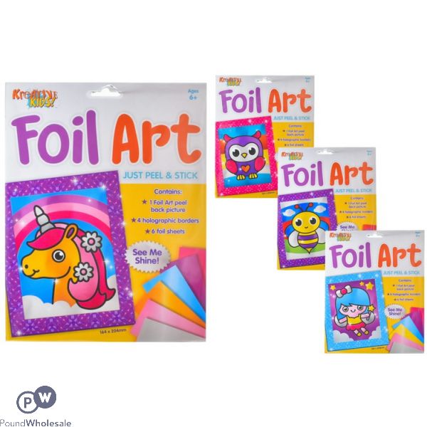 Foil Art Play 4 Assorted Designs