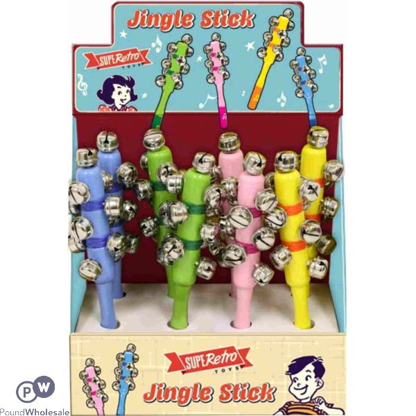 Superetro Jingle Stick CDU Assorted Colours