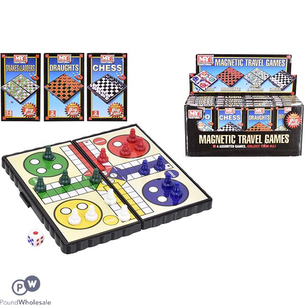 M.Y Four Assorted Magnetic Travel Games CDU