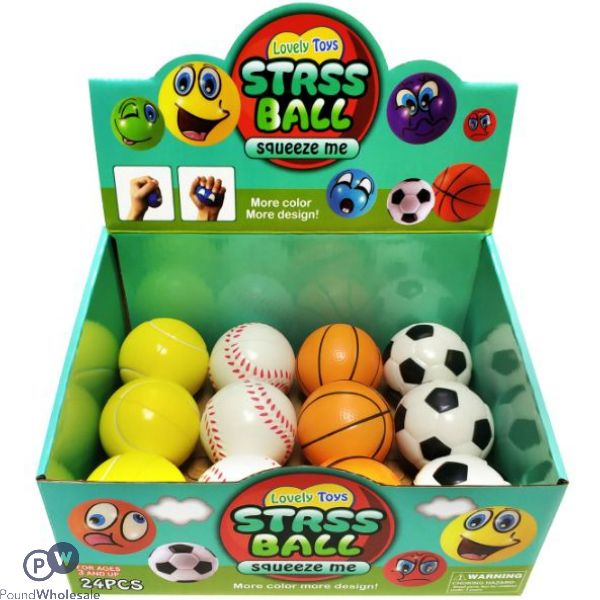 Assorted Sports Stress Balls Cdu