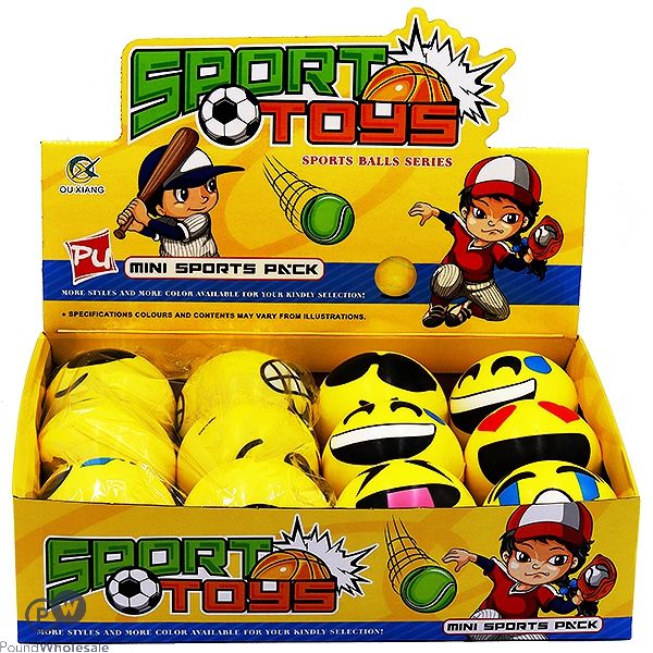 Emotion Face Sponge Balls