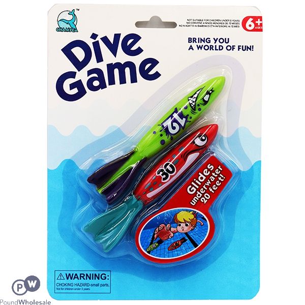 Dive Game Torpedo Rockets 2pc