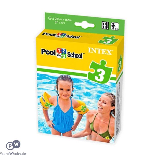 Intex Pool School Step 3 Arm Bands Boxed