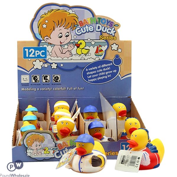 Cute Sports Duck Squeaker Bath Toys Cdu
