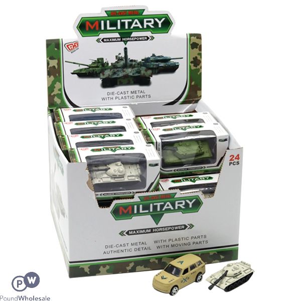 Die-cast Alloy Assorted Military Toys Cdu