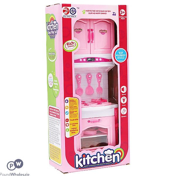 Kitchen Appliance Play Set With Light & Music Boxed