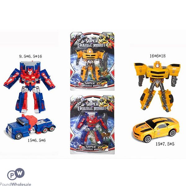 Super Change Robot Car Action Figure 2 Assorted