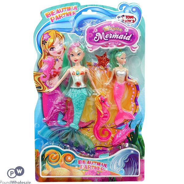 Mermaid Doll Play Set With Accessories