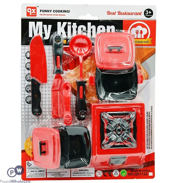 My Kitchen Cooking Utensils Play Set