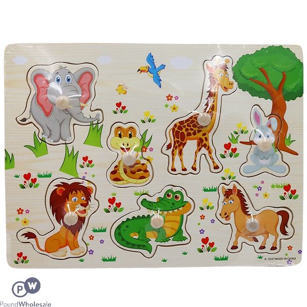 Jungle Animals Wooden Puzzle