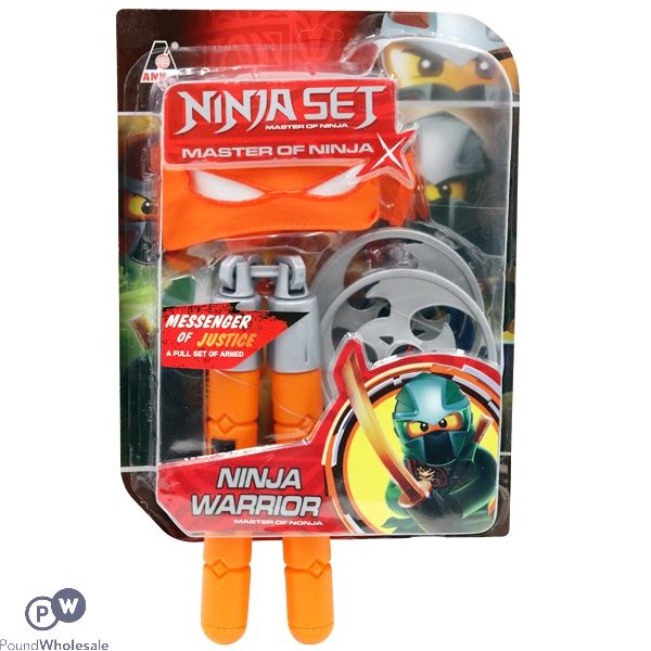 Ninja Role Play & Dress-Up Set Orange