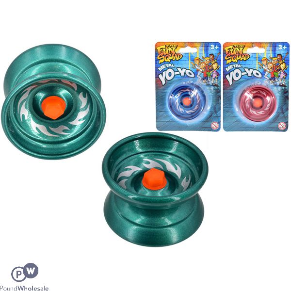 The Fun Squad Metal Yo-yo Assorted Colours