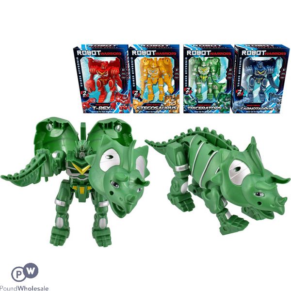 Dinosaur Robot Transformation Warriors Cdu Assorted