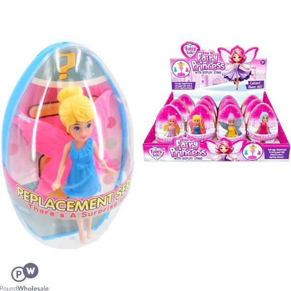 Fairy Tale Dress Up Fairy Princess Doll Egg Cdu Assorted