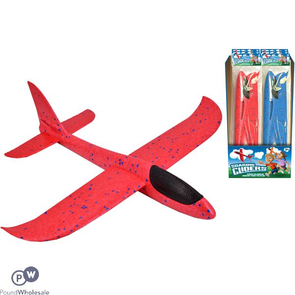 Soaring Gliders Foam Aeroplane Cdu Assorted Colours