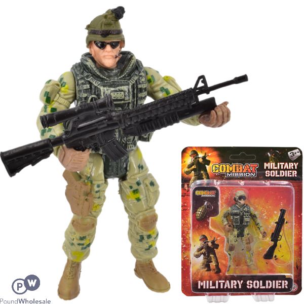Combat Mission Military Soldier Action Figure Assorted