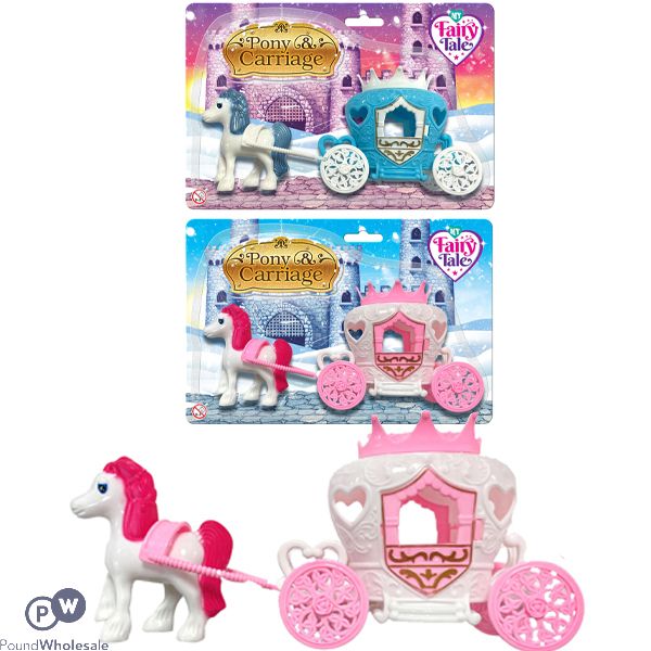Fairy Tale Pony & Carriage Assorted Colours