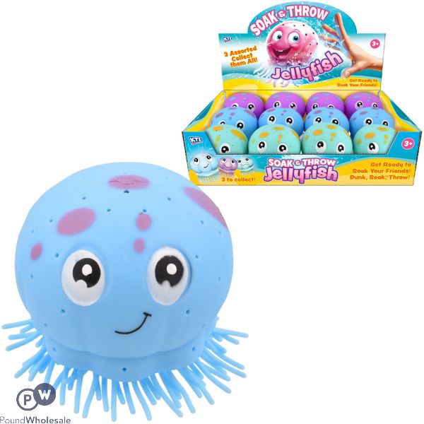 Soak & Throw Splash Jellyfish Cdu Assorted Colours