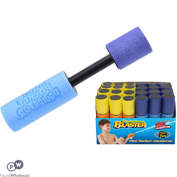 Hydro Storm Blaster Mini Pocket Water Liquidator CDU Assorted Colours