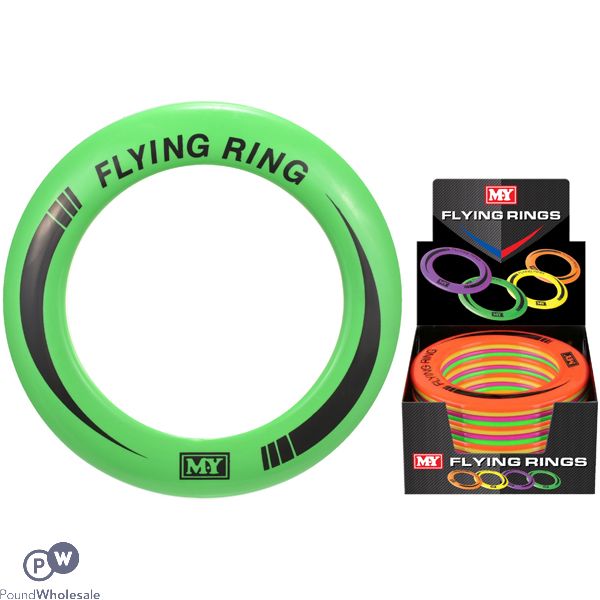 MY Flying Rings 25cm CDU Assorted Colours