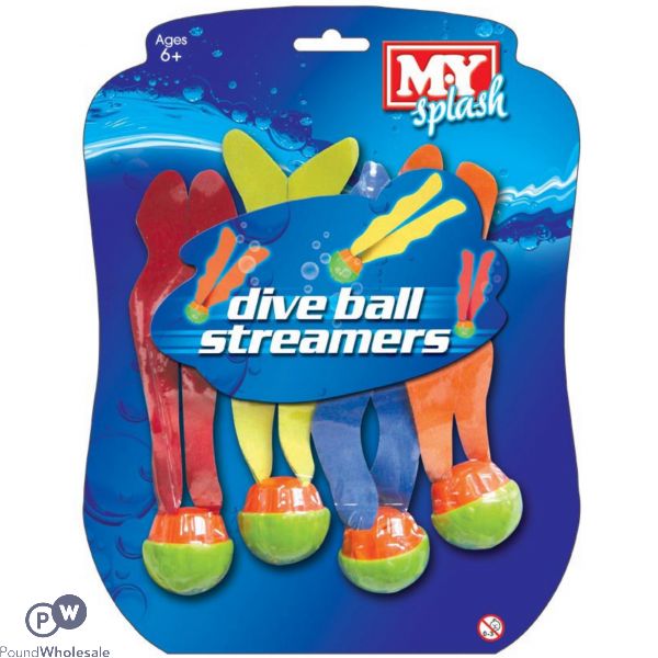 Dive Ball Streamers 4 Pack