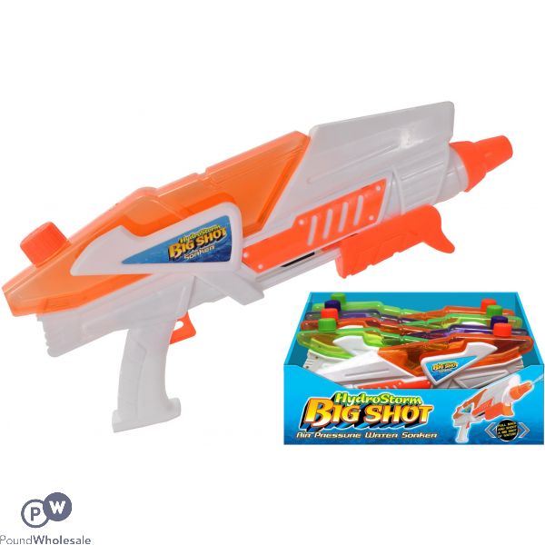 Big Shot Air Pressure Water Soaker CDU Assorted Colours