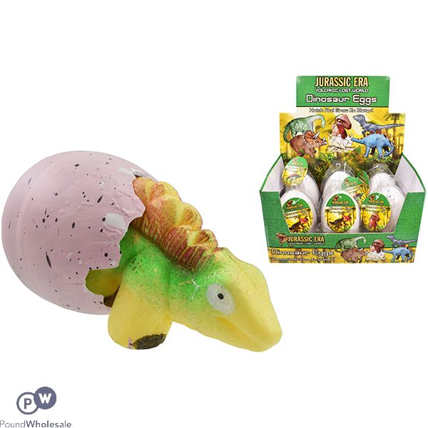 Jurassic Era Large Growing Dinosaur Egg CDU Assorted