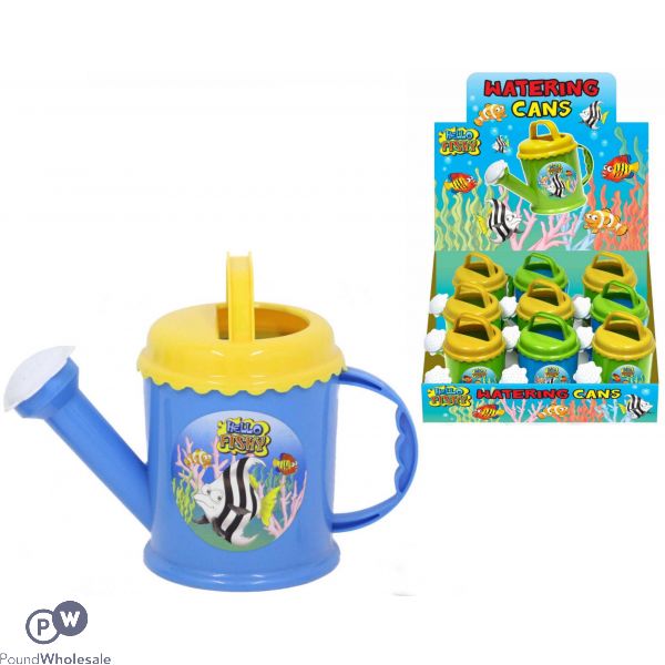 Hello Fishy Watering Can CDU Assorted Colours