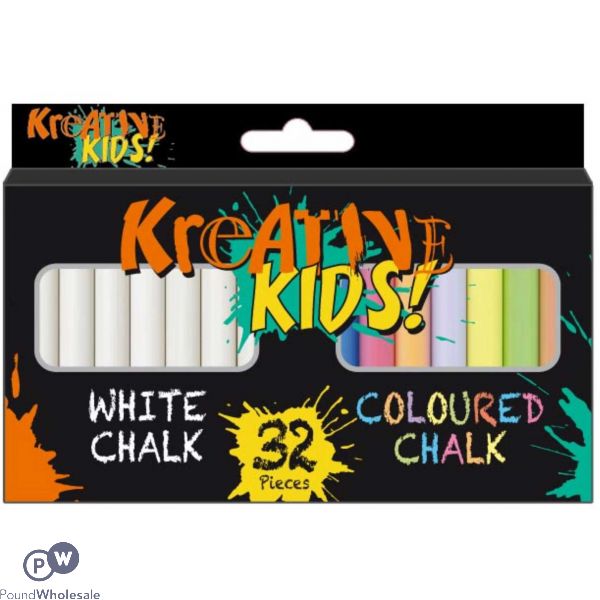 Kreative Kids 32 Piece Chalk Set