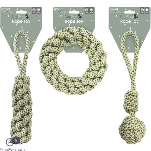 Smart Choice Woven Rope Dog Toy Assorted