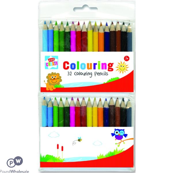 Kids Create 23 Mini Colouring Pencils