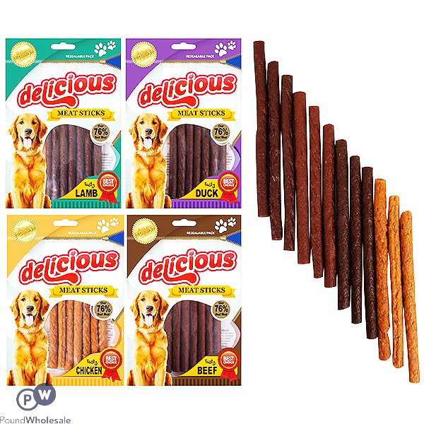 World Of Pets Meat Sticks Assorted Flavours 7 Pack